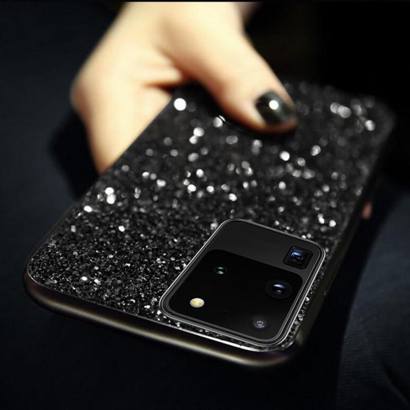 Luxury Bling Glitter Diamond Soft Phone Case Back Cover for iPhone