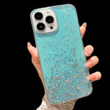 Glitter Bling Sparkling Star Clear Soft iPhone Case