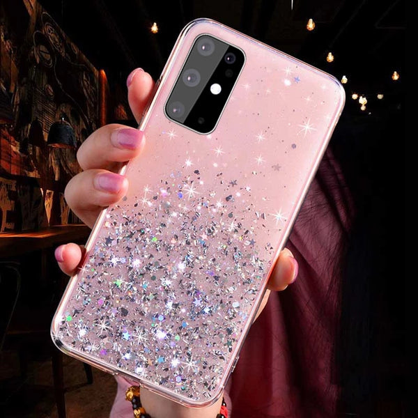 Luxury Glitter Star Clear Samsung Case