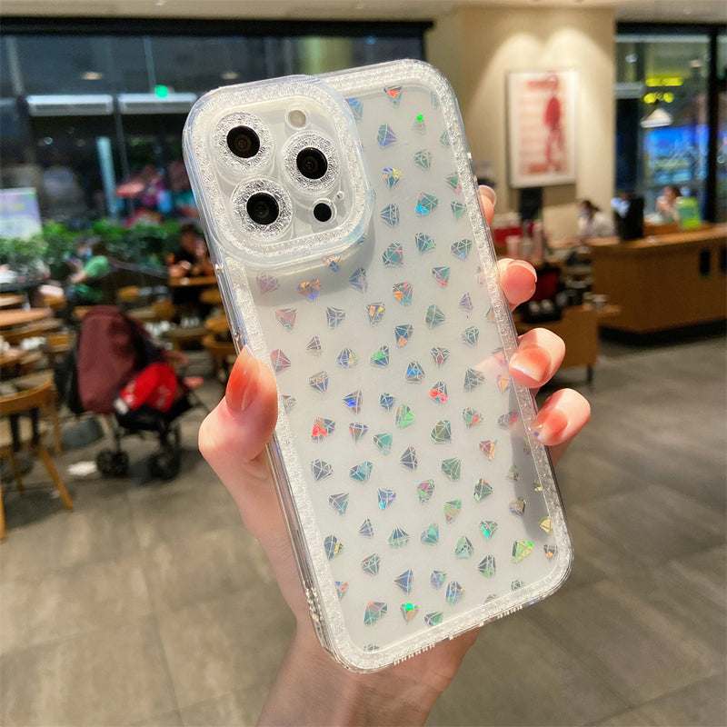 Luxury Glitter Diamend Clear iPhone Case
