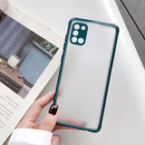 Cute Shockproof Matte Silicone Clear Samsung Case