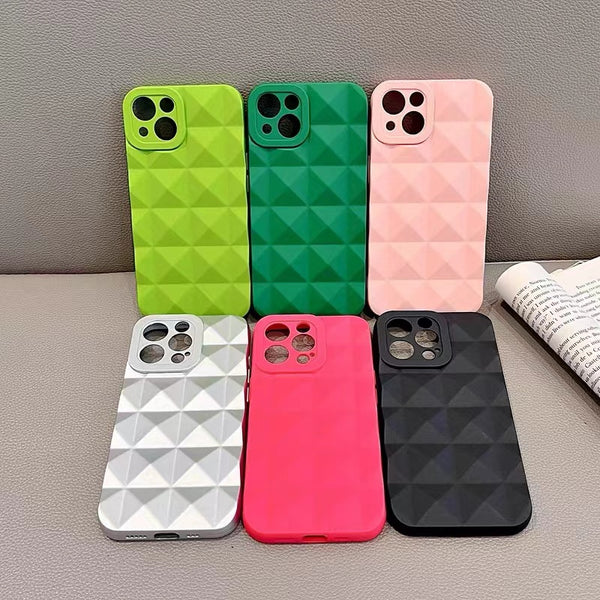 Candy Color Diamend Shockproof Soft iPhone Case