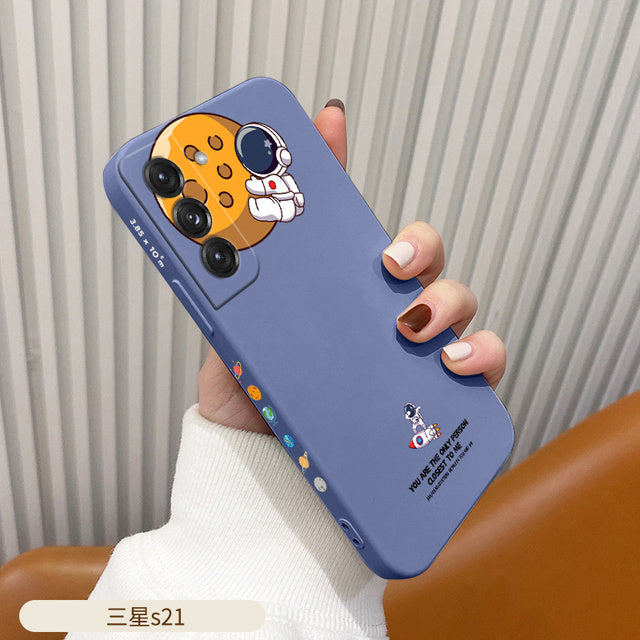 Cute Cartoon Astronaut Samsung Case