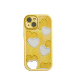 Cute Love Heart Soft iPhone Case