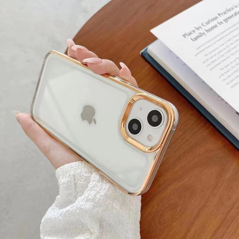 Luxury Electroplating Clear Shockproof Soft iPhone Case