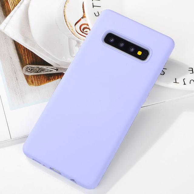 Candy Color Soft Silicone Samsung Case