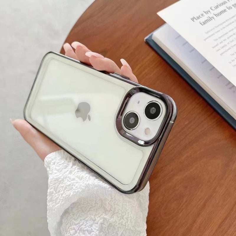 Luxury Electroplating Clear Shockproof Soft iPhone Case