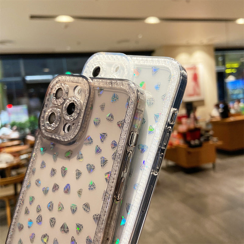 Luxury Glitter Diamend Clear iPhone Case