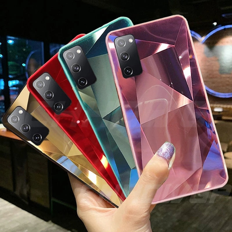 Fashion Diamond Mirror Samsung Case