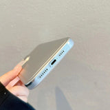 Electroplated Solid Color Plating Soft iPhone Case
