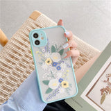 Fashion Flower Camera Protector iPhone Case