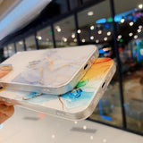 Fashion Marble Camera Lens Protection Shockproof Clear Soft iPhone Case