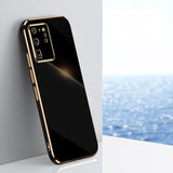Luxury Plating Camera Lens Protection Silicone Samsung Case