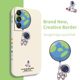 Cute Cartoon Astronaut Samsung Case