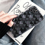 Retro Love Heart Clear Soft Phone Case Back Cover for iPhone