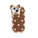 Cute 3D Cartoon Bear Paw Soft iPhone Case