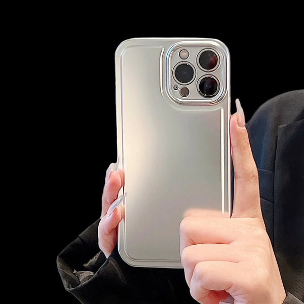 Electroplated Solid Color Plating Soft iPhone Case