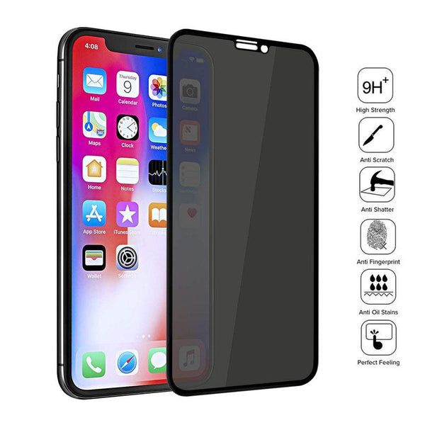 Antispy Full Cover Private Tempered Glass iPhone Screen Protector