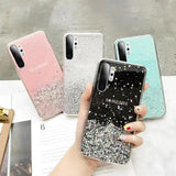 Luxury Glitter Star Clear Samsung Case