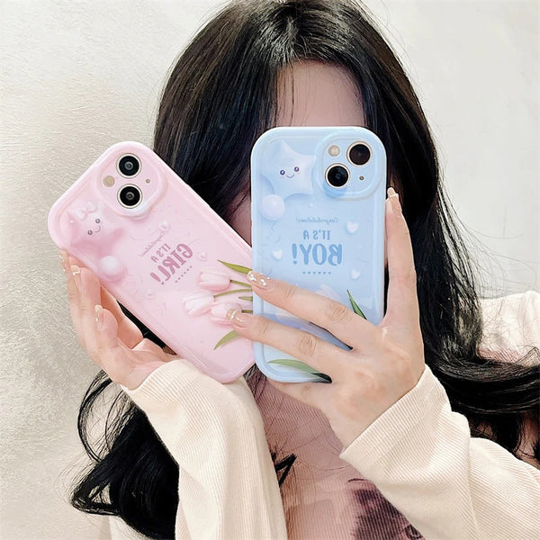 Cute Flower Floral Star Shockproof Soft iPhone Case