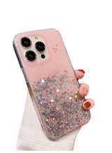Glitter Bling Sparkling Star Clear Soft iPhone Case