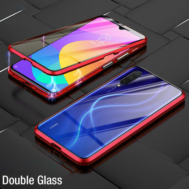 Double Sided Magnetic Metal Glass Samsung Case