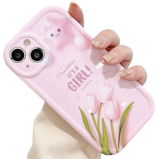 Cute Flower Floral Star Shockproof Soft iPhone Case