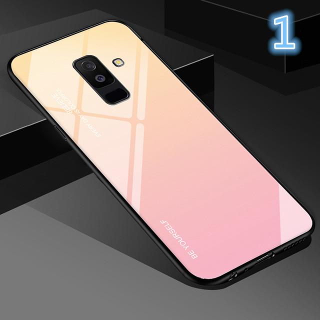 Gradient Tempered Glass Samsung Case