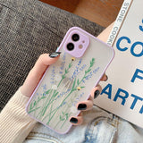 Fashion Flower Camera Protector iPhone Case