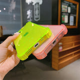 Luxury Laser Love Heart Clear Silicone Soft iPhone Case
