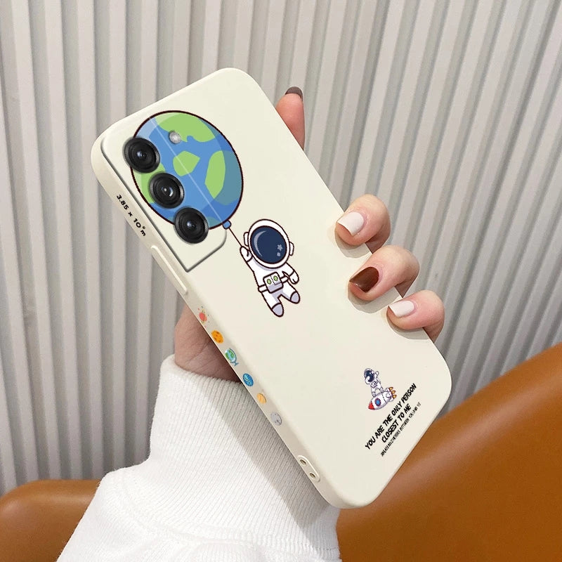 Cute Cartoon Astronaut Samsung Case