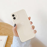 Love Heart Candy Color Soft Phone Case Back Cover for iPhone