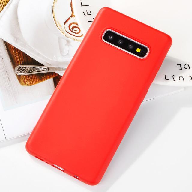 Candy Color Soft Silicone Samsung Case