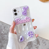Cute Cartoon Candy Cream Clear Soft iPhone Case