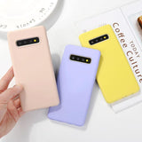 Candy Color Soft Silicone Samsung Case