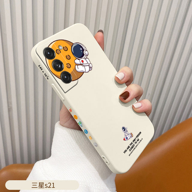 Cute Cartoon Astronaut Samsung Case