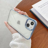 Luxury Electroplating Clear Shockproof Soft iPhone Case