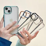 Luxury Electroplating Clear Shockproof Soft iPhone Case