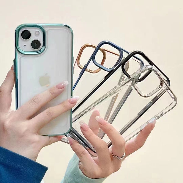 Luxury Electroplating Clear Shockproof Soft iPhone Case