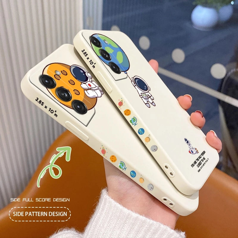 Cute Cartoon Astronaut Samsung Case
