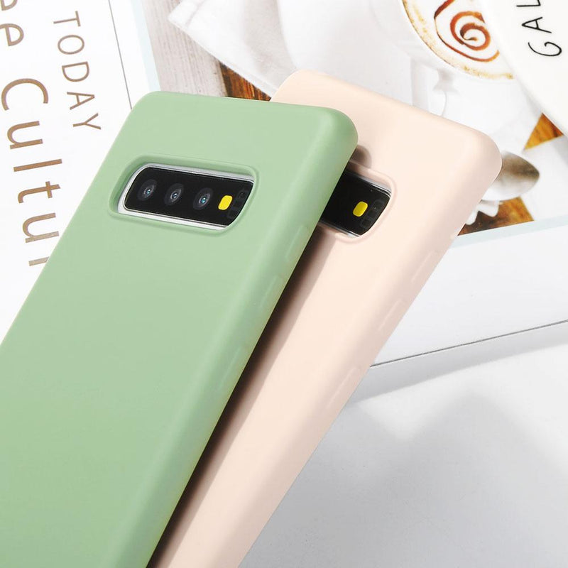 Candy Color Soft Silicone Samsung Case