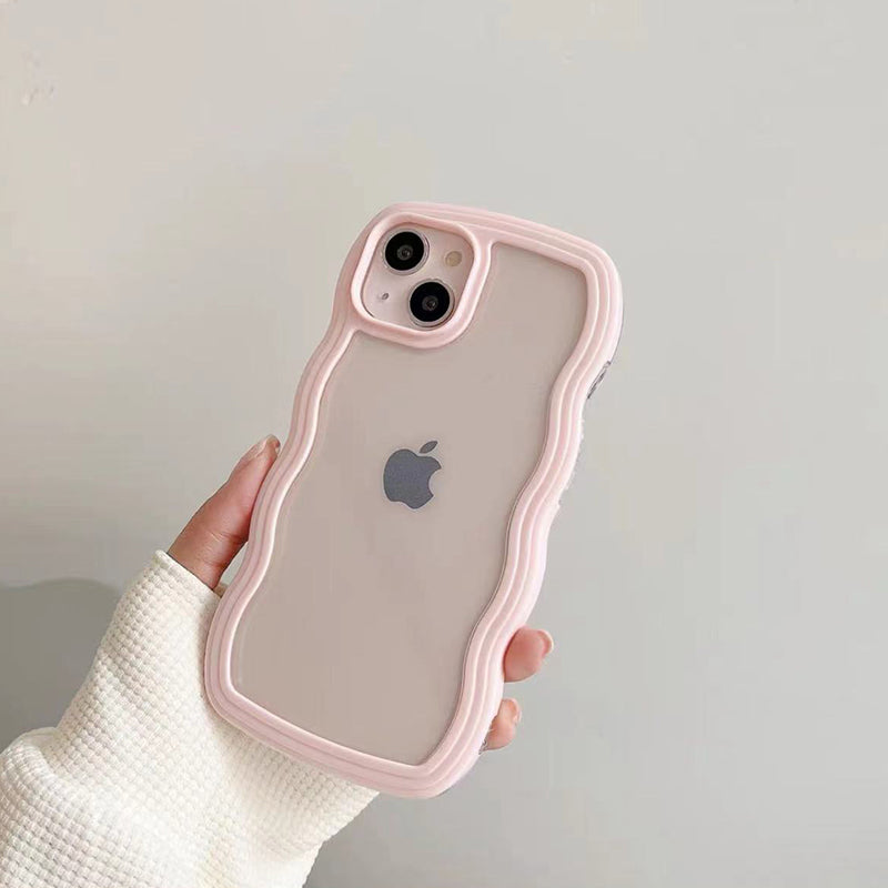 Candy Color Camera Len Protector Silicone Clear Shockproof Soft iPhone Case