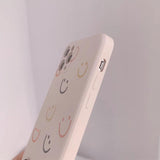 Colorful Fuuny Smiley Silicone Soft Phone Case Back Cover for iPhone