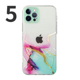 Fashion Marble Camera Lens Protection Shockproof Clear Soft iPhone Case