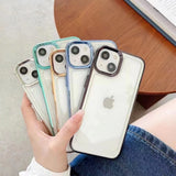 Luxury Electroplating Clear Shockproof Soft iPhone Case