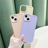 Candy Color Silicone Soft iPhone Case