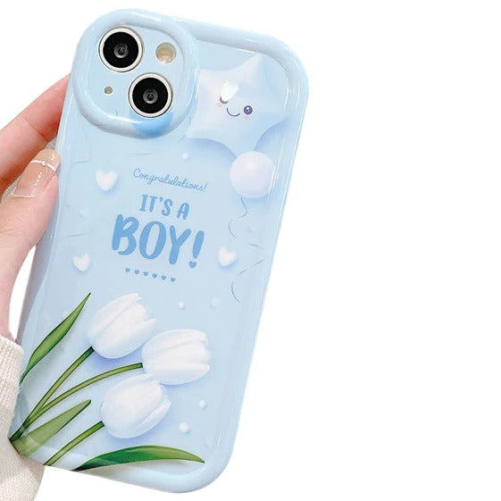 Cute Flower Floral Star Shockproof Soft iPhone Case