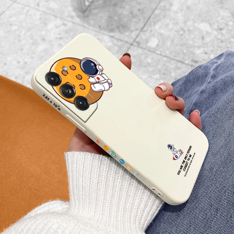 Cute Cartoon Astronaut Samsung Case