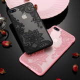 3D Sexy Lace Mandala Flower iPhone Case