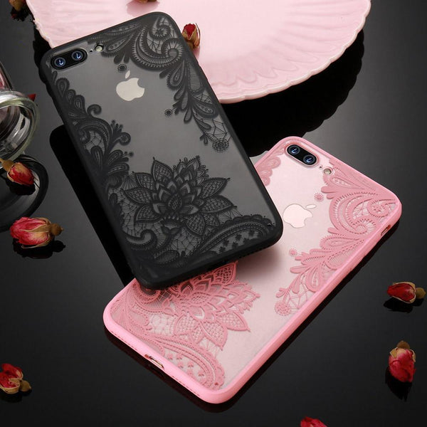 3D Sexy Lace Mandala Flower iPhone Case